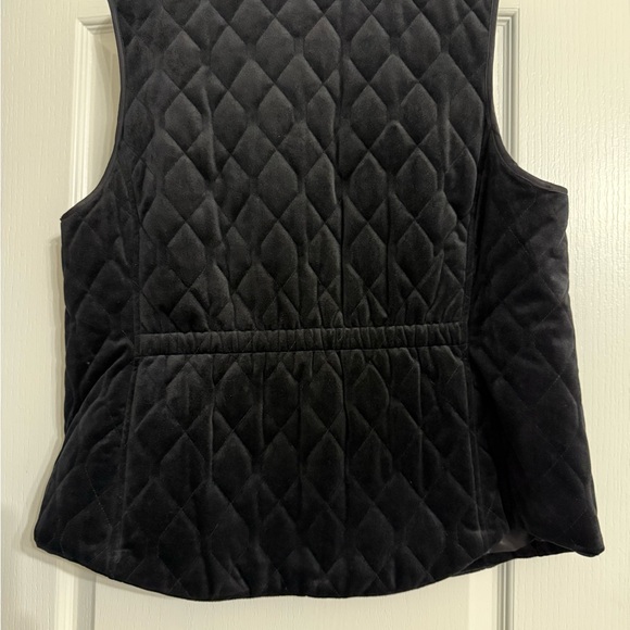 Croft & Barrow Charcoal Quilted Vest - Picture 4 of 5